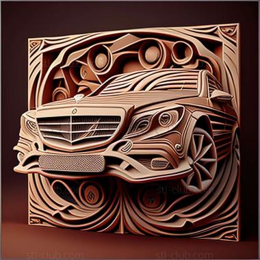 3D мадэль Mercedes Benz W212 (STL)